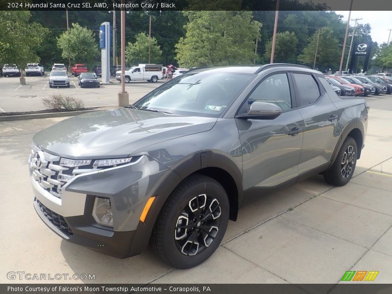 Hampton Gray / Black 2024 Hyundai Santa Cruz SEL AWD
