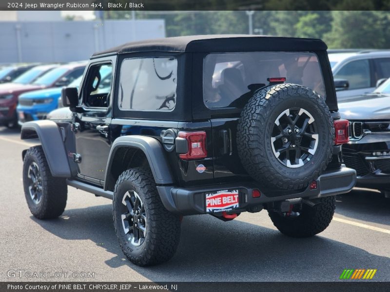 Black / Black 2024 Jeep Wrangler Rubicon 4x4