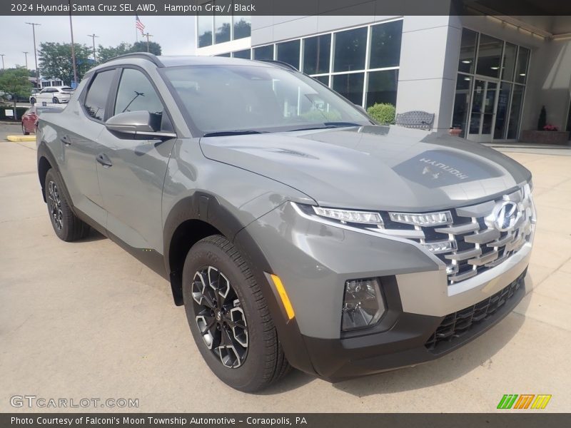 Hampton Gray / Black 2024 Hyundai Santa Cruz SEL AWD