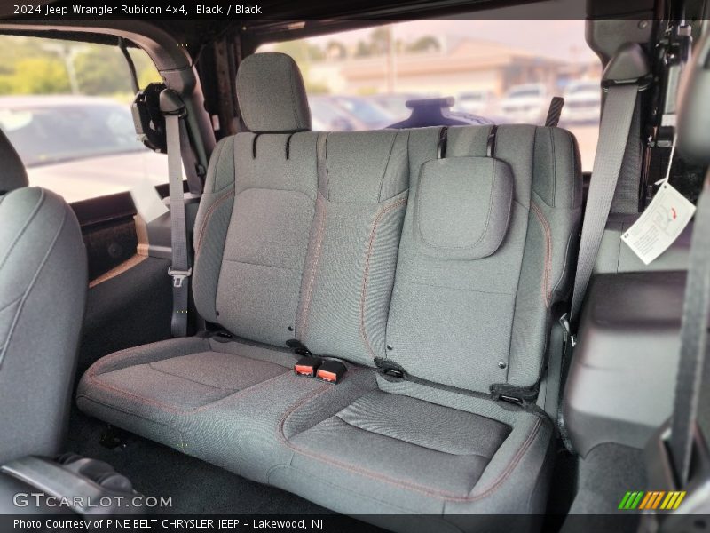 Rear Seat of 2024 Wrangler Rubicon 4x4