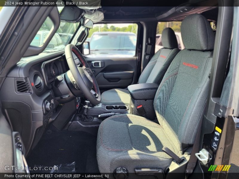 Front Seat of 2024 Wrangler Rubicon 4x4