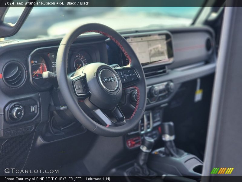 Dashboard of 2024 Wrangler Rubicon 4x4