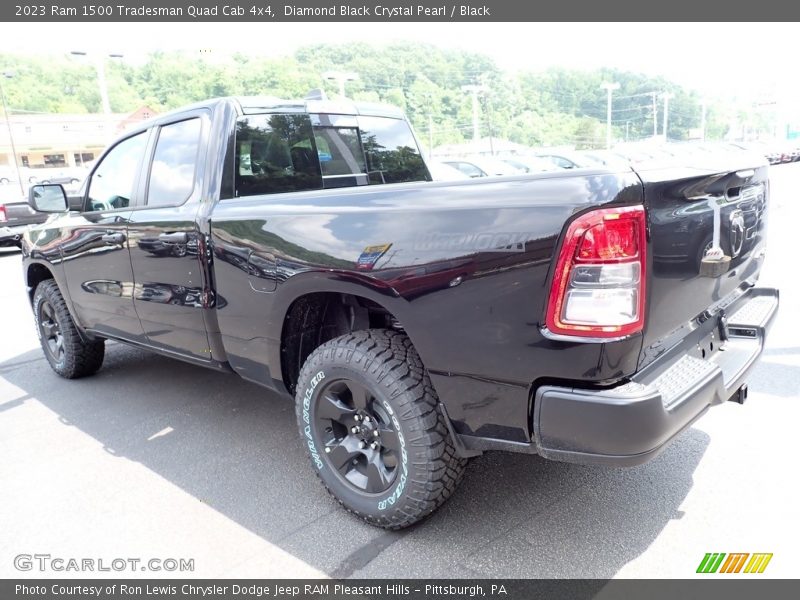 Diamond Black Crystal Pearl / Black 2023 Ram 1500 Tradesman Quad Cab 4x4