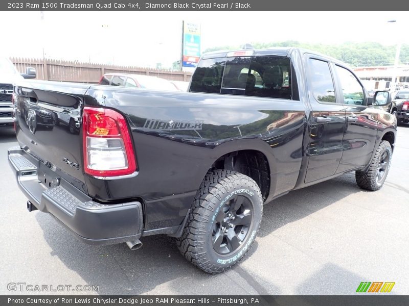 Diamond Black Crystal Pearl / Black 2023 Ram 1500 Tradesman Quad Cab 4x4