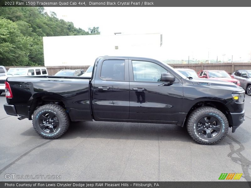 Diamond Black Crystal Pearl / Black 2023 Ram 1500 Tradesman Quad Cab 4x4
