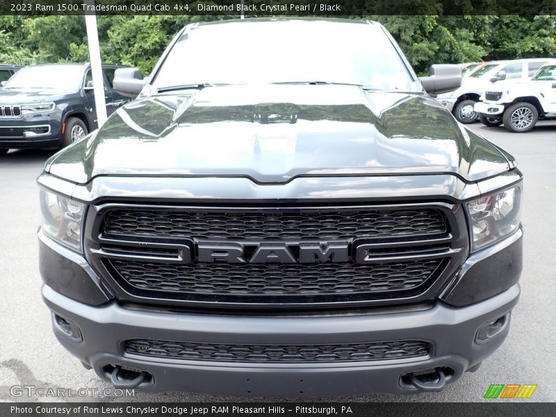 Diamond Black Crystal Pearl / Black 2023 Ram 1500 Tradesman Quad Cab 4x4