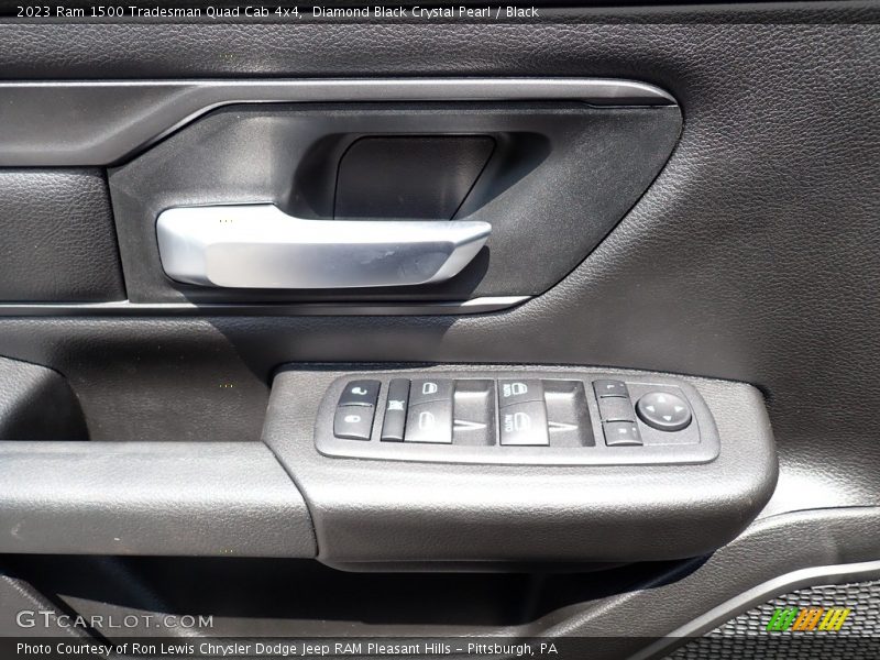 Diamond Black Crystal Pearl / Black 2023 Ram 1500 Tradesman Quad Cab 4x4