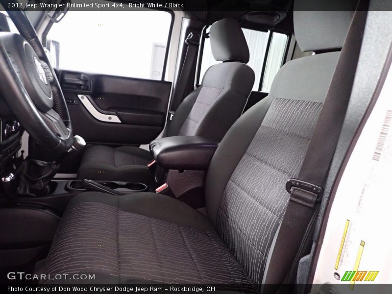Bright White / Black 2012 Jeep Wrangler Unlimited Sport 4x4