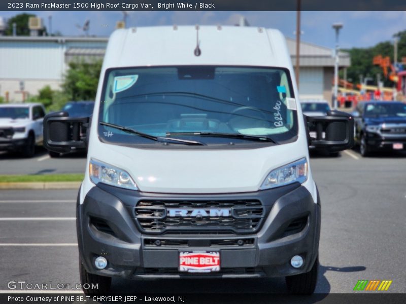Bright White / Black 2023 Ram ProMaster 1500 High Roof Cargo Van