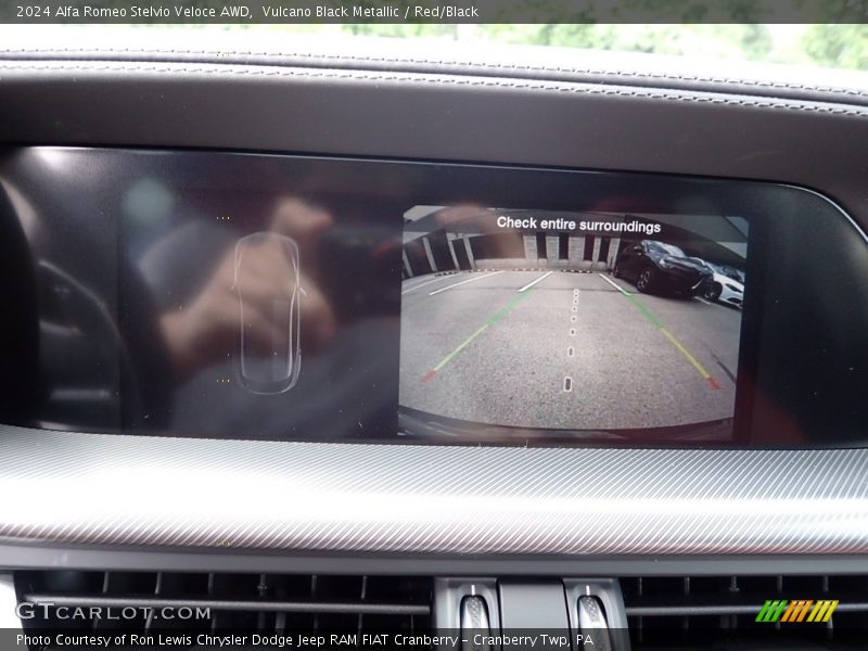 Vulcano Black Metallic / Red/Black 2024 Alfa Romeo Stelvio Veloce AWD