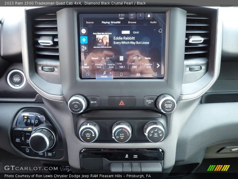 Diamond Black Crystal Pearl / Black 2023 Ram 1500 Tradesman Quad Cab 4x4