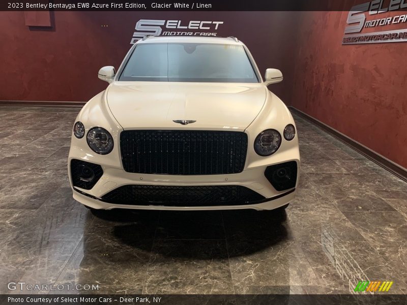 Glacier White / Linen 2023 Bentley Bentayga EWB Azure First Edition