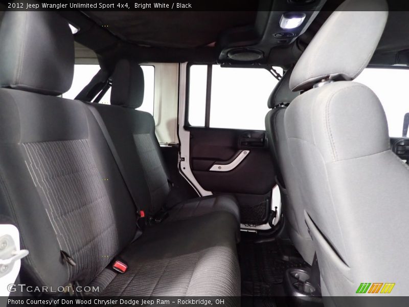 Bright White / Black 2012 Jeep Wrangler Unlimited Sport 4x4