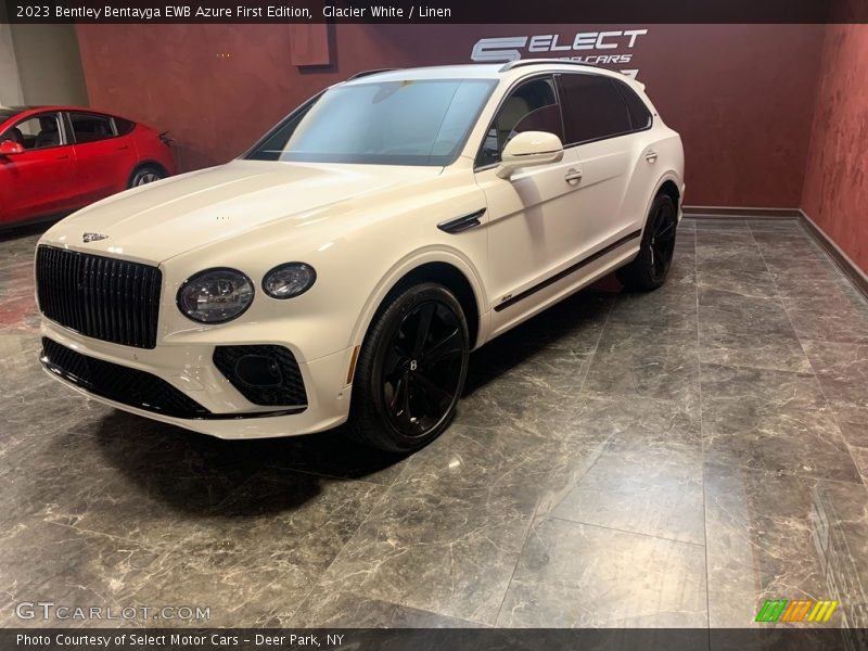 Glacier White / Linen 2023 Bentley Bentayga EWB Azure First Edition