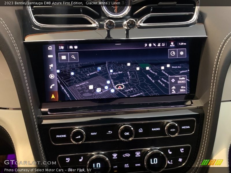 Controls of 2023 Bentayga EWB Azure First Edition
