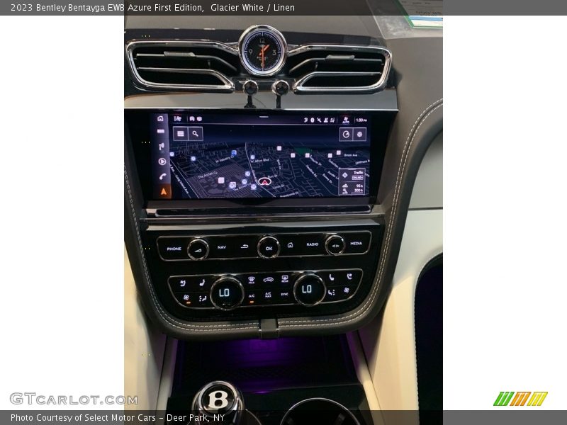 Controls of 2023 Bentayga EWB Azure First Edition