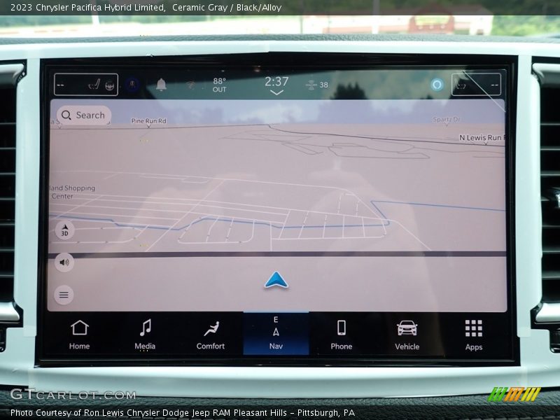 Ceramic Gray / Black/Alloy 2023 Chrysler Pacifica Hybrid Limited