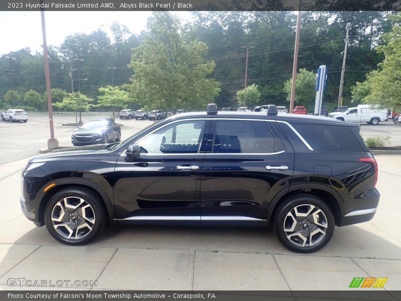 Abyss Black Pearl / Black 2023 Hyundai Palisade Limited AWD