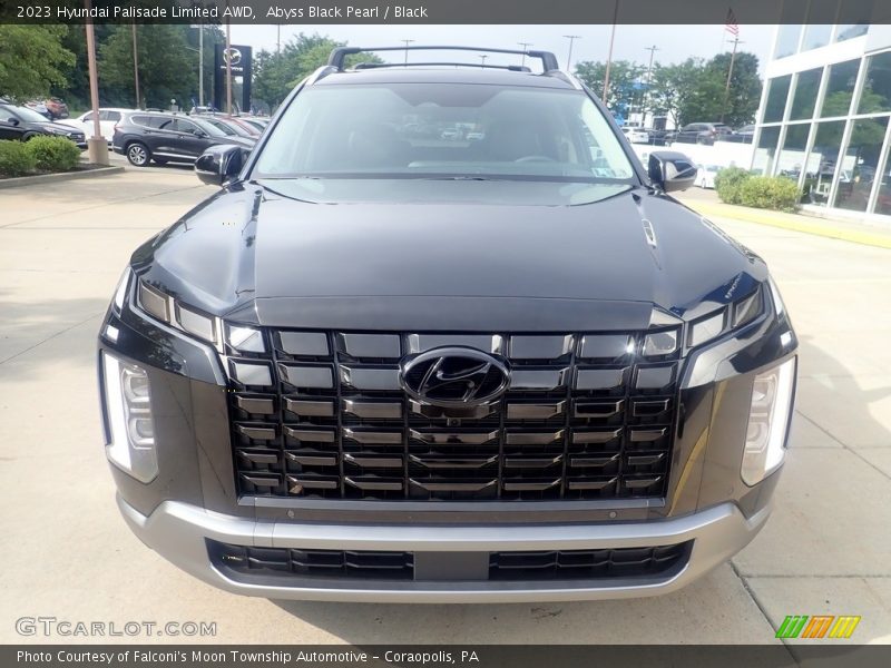 Abyss Black Pearl / Black 2023 Hyundai Palisade Limited AWD