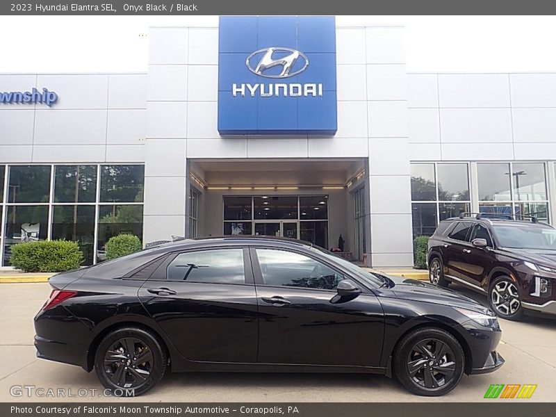 Onyx Black / Black 2023 Hyundai Elantra SEL