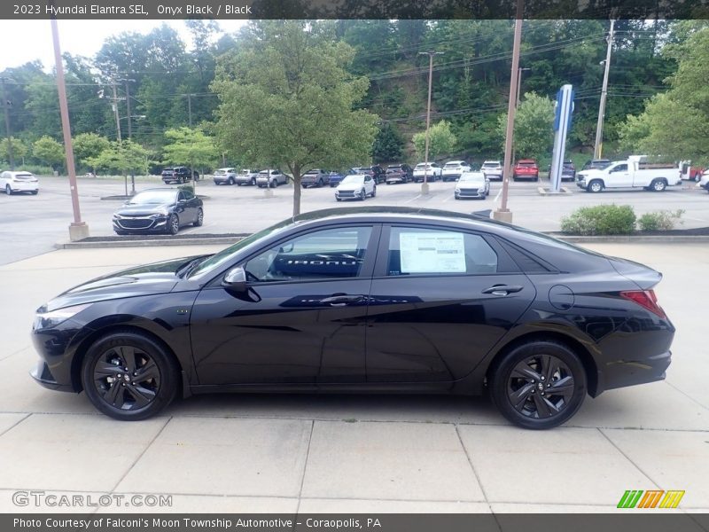 Onyx Black / Black 2023 Hyundai Elantra SEL