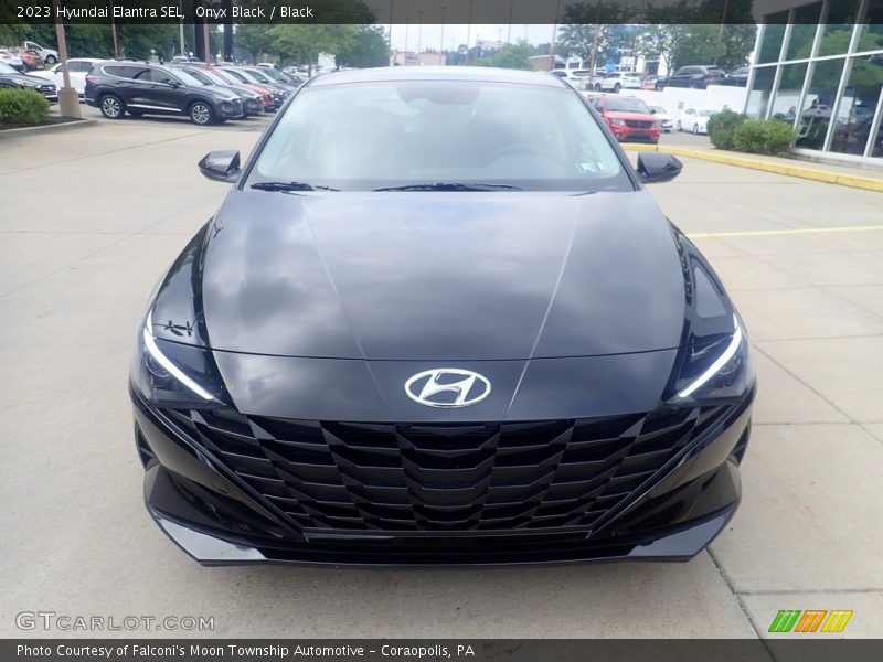 Onyx Black / Black 2023 Hyundai Elantra SEL