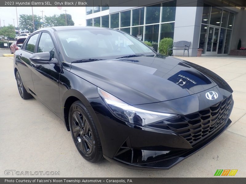 Onyx Black / Black 2023 Hyundai Elantra SEL