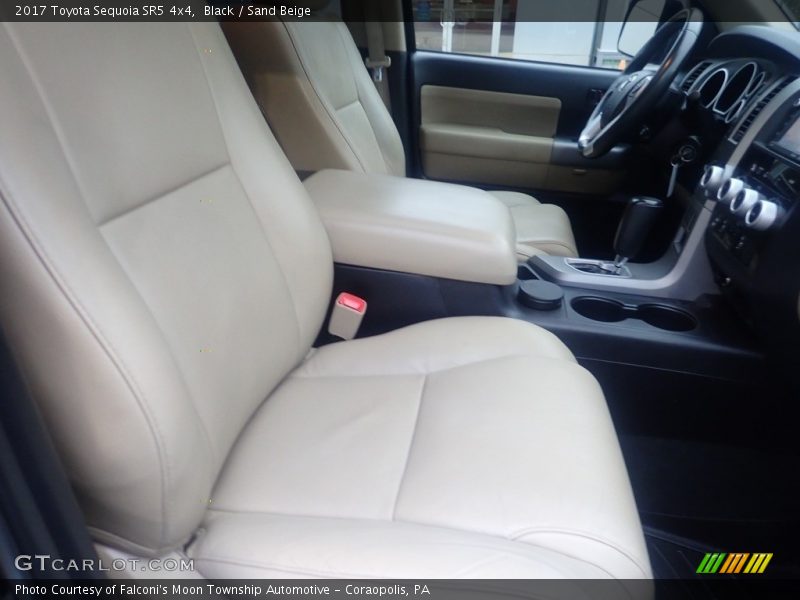 Front Seat of 2017 Sequoia SR5 4x4