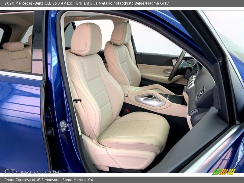 Brilliant Blue Metallic / Macchiato Beige/Magma Grey 2020 Mercedes-Benz GLE 350 4Matic
