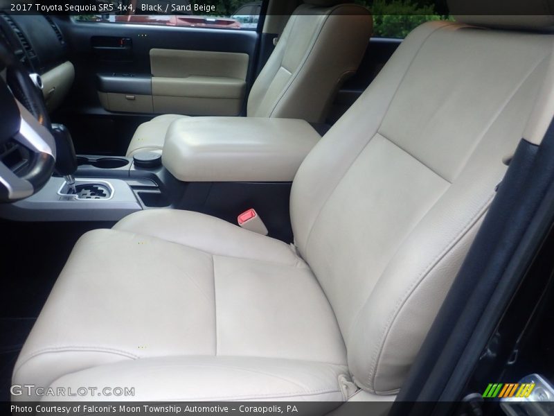 Front Seat of 2017 Sequoia SR5 4x4