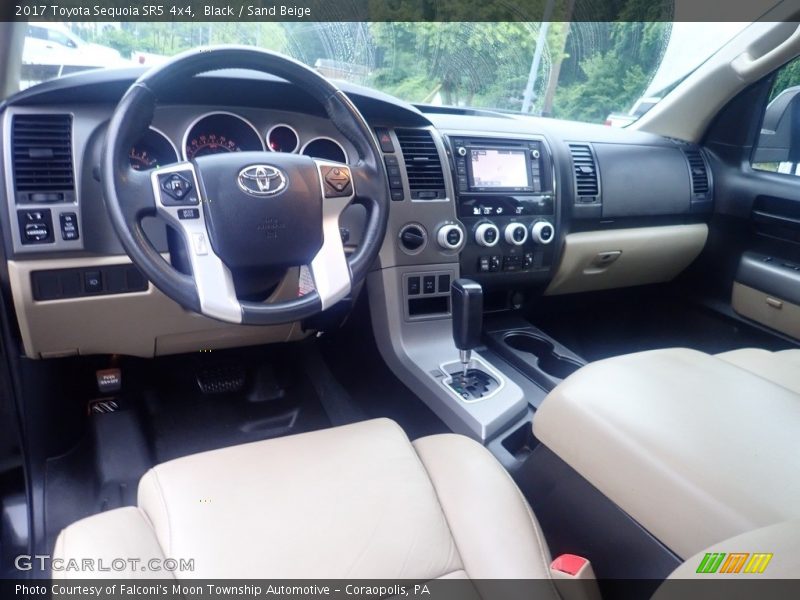Black / Sand Beige 2017 Toyota Sequoia SR5 4x4