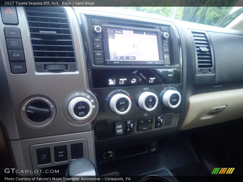 Black / Sand Beige 2017 Toyota Sequoia SR5 4x4