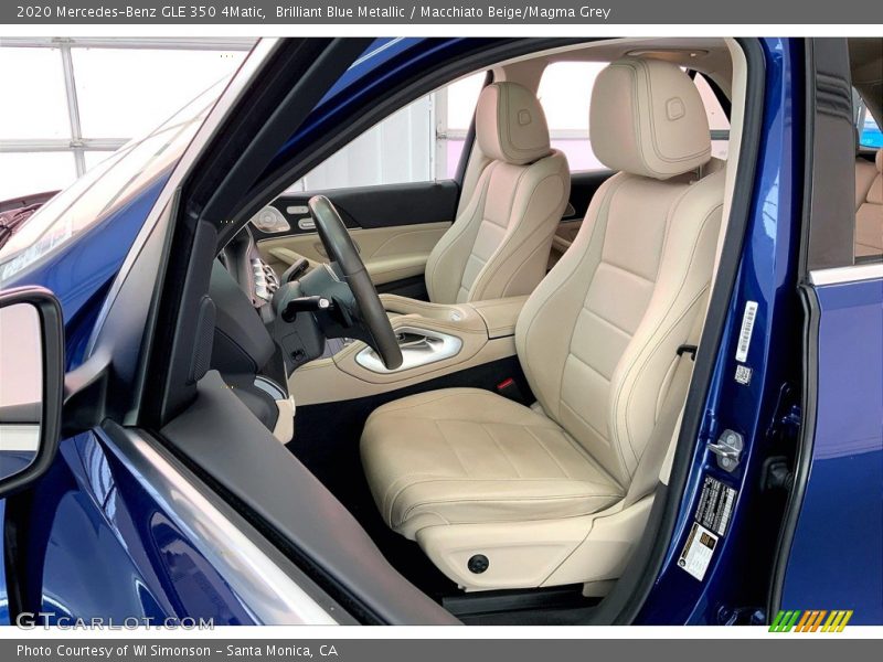 Brilliant Blue Metallic / Macchiato Beige/Magma Grey 2020 Mercedes-Benz GLE 350 4Matic