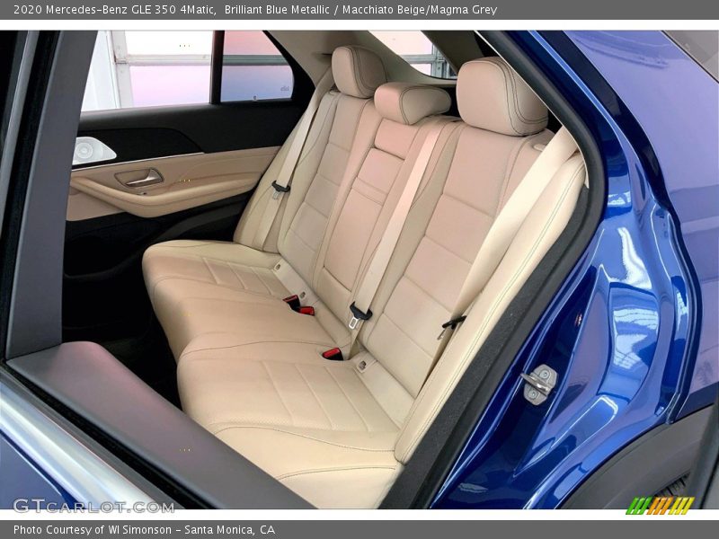 Brilliant Blue Metallic / Macchiato Beige/Magma Grey 2020 Mercedes-Benz GLE 350 4Matic