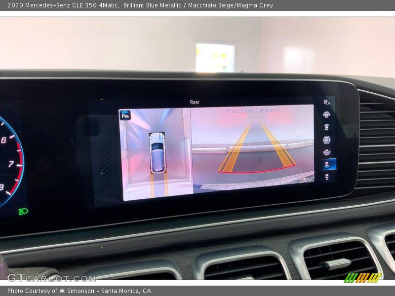 Brilliant Blue Metallic / Macchiato Beige/Magma Grey 2020 Mercedes-Benz GLE 350 4Matic