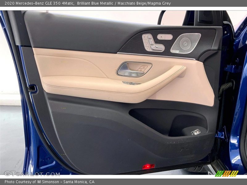 Brilliant Blue Metallic / Macchiato Beige/Magma Grey 2020 Mercedes-Benz GLE 350 4Matic