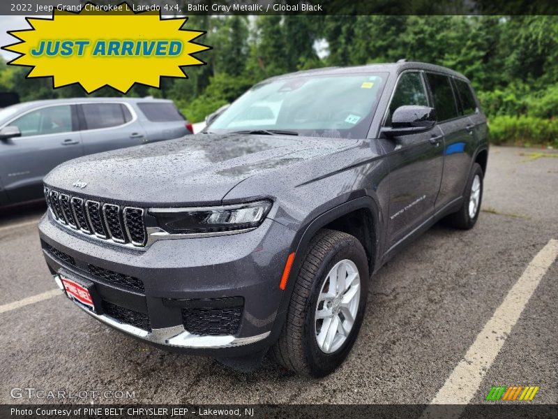 Baltic Gray Metallic / Global Black 2022 Jeep Grand Cherokee L Laredo 4x4