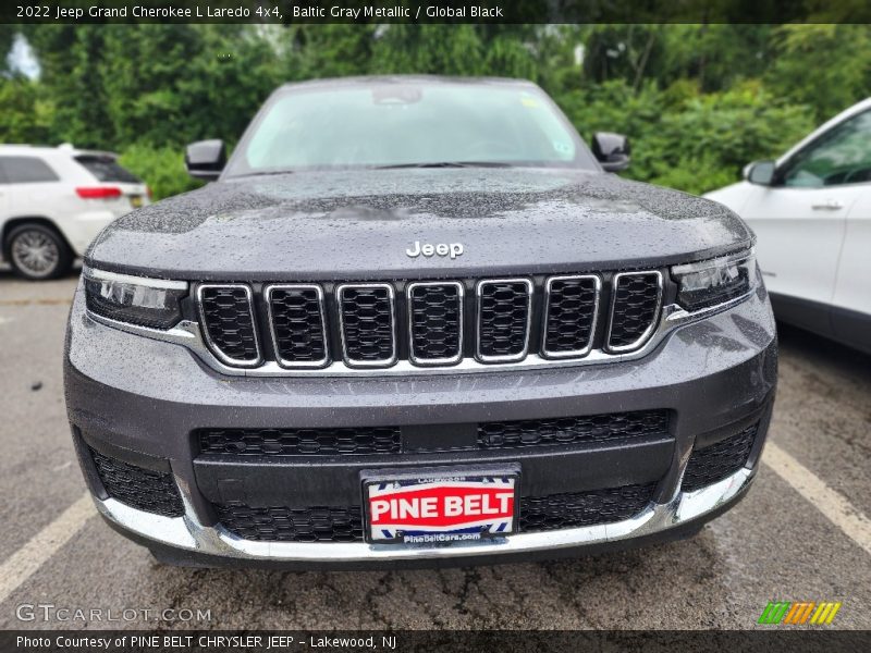 Baltic Gray Metallic / Global Black 2022 Jeep Grand Cherokee L Laredo 4x4