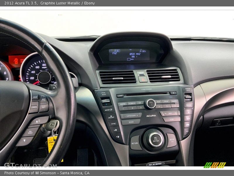 Dashboard of 2012 TL 3.5