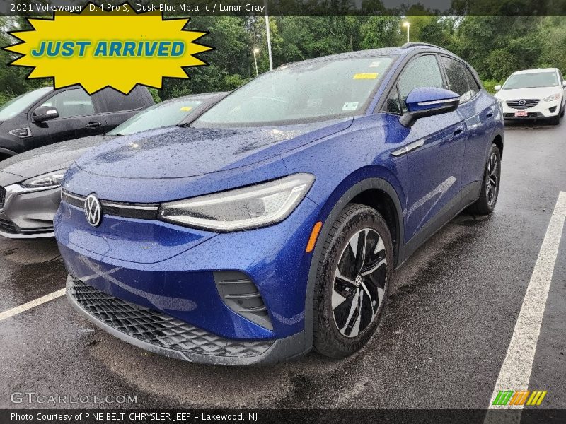 Dusk Blue Metallic / Lunar Gray 2021 Volkswagen ID.4 Pro S