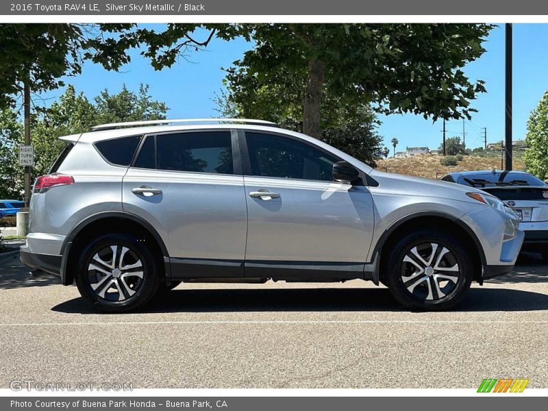 Silver Sky Metallic / Black 2016 Toyota RAV4 LE