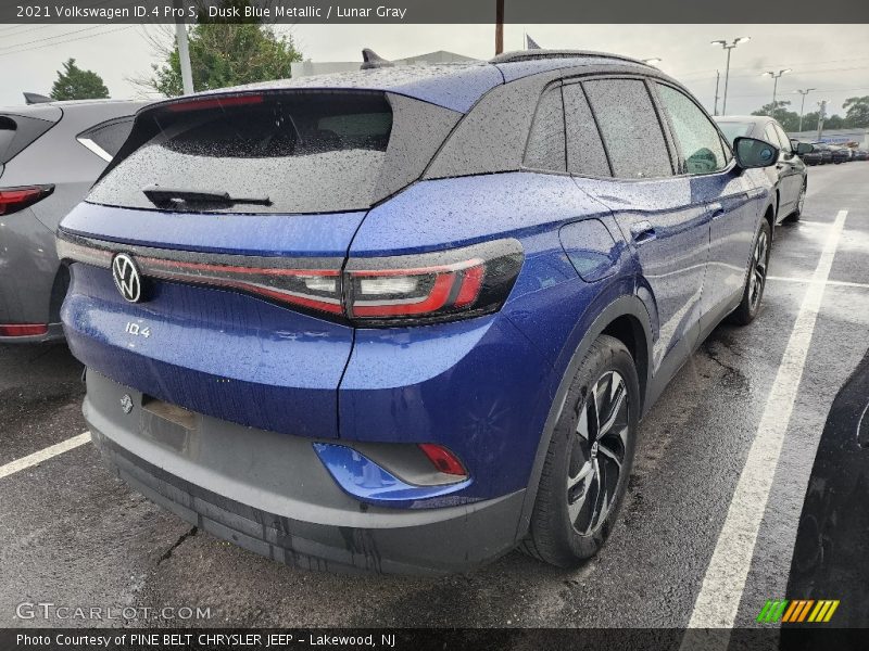 Dusk Blue Metallic / Lunar Gray 2021 Volkswagen ID.4 Pro S