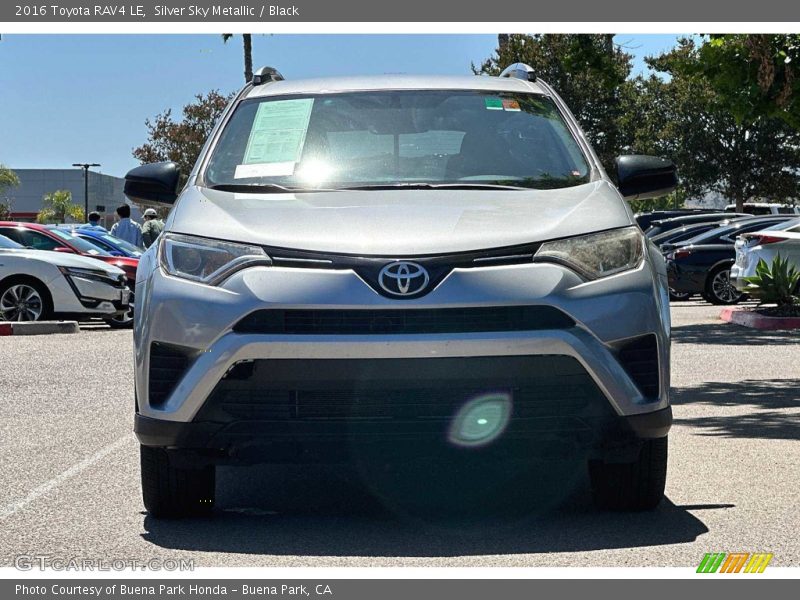 Silver Sky Metallic / Black 2016 Toyota RAV4 LE