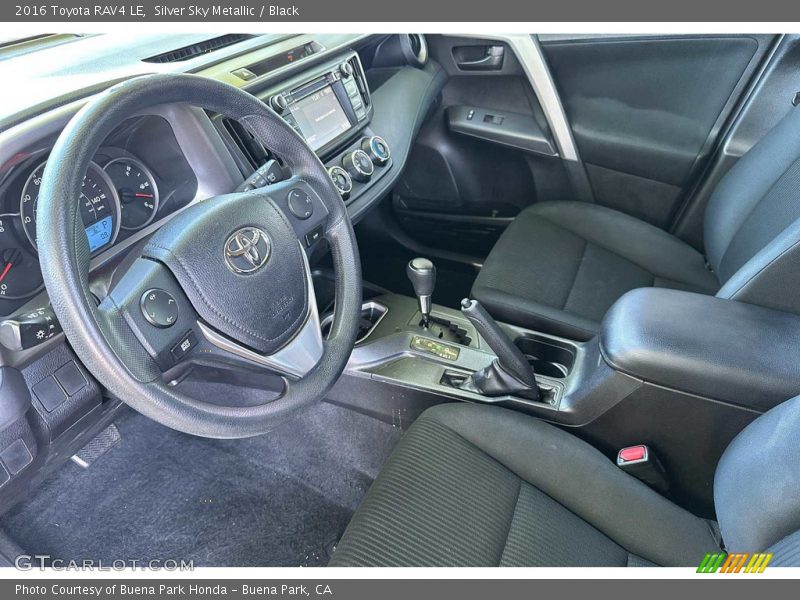 Silver Sky Metallic / Black 2016 Toyota RAV4 LE