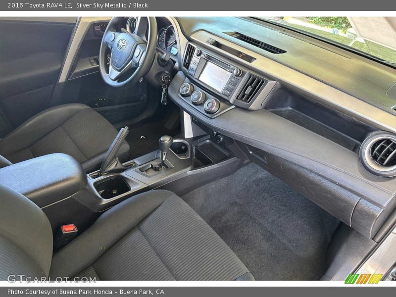 Silver Sky Metallic / Black 2016 Toyota RAV4 LE