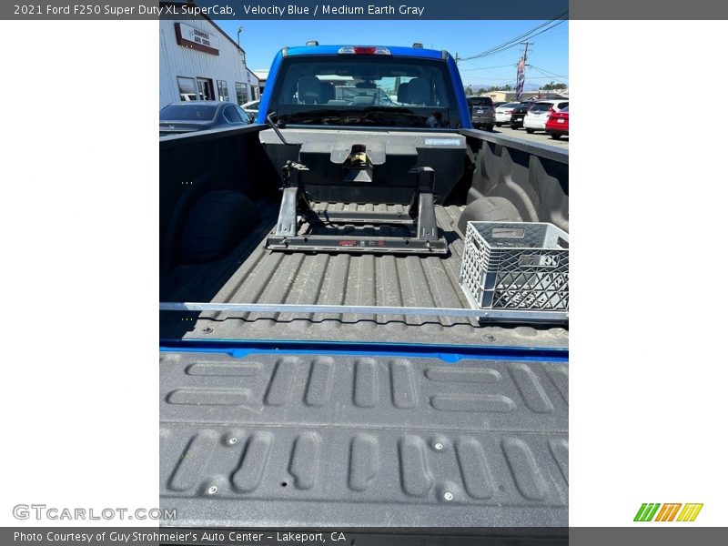 Velocity Blue / Medium Earth Gray 2021 Ford F250 Super Duty XL SuperCab