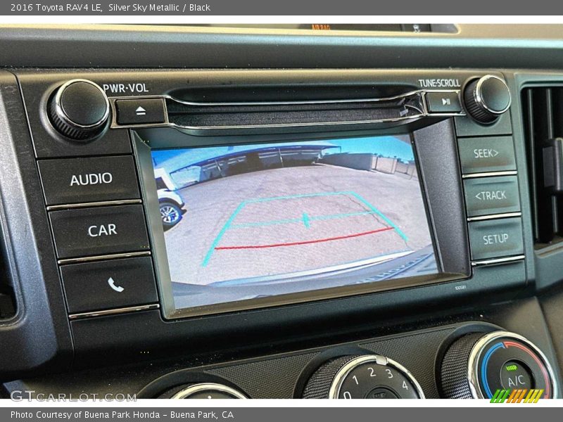 Silver Sky Metallic / Black 2016 Toyota RAV4 LE
