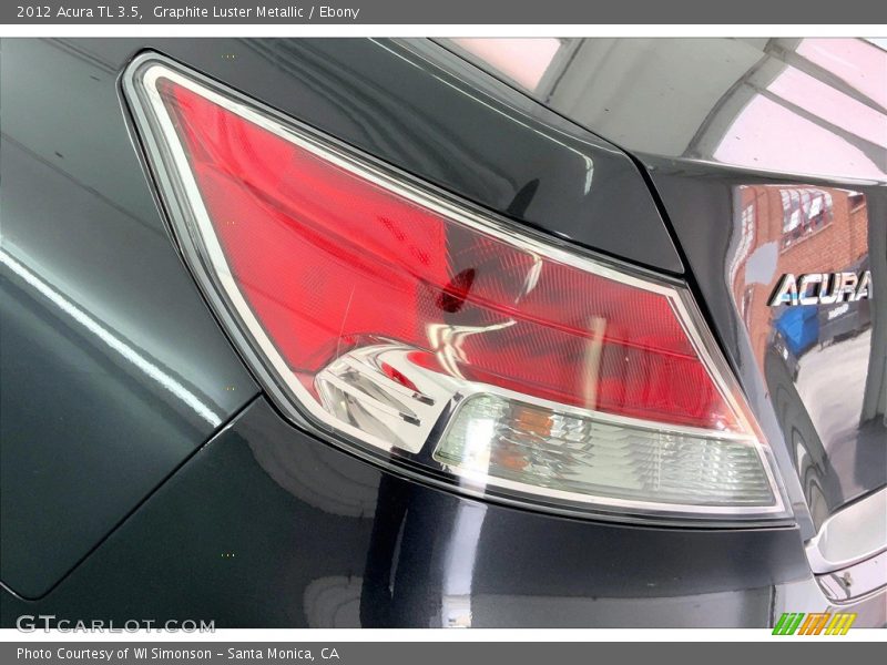 Graphite Luster Metallic / Ebony 2012 Acura TL 3.5