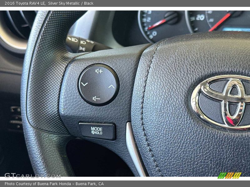 Silver Sky Metallic / Black 2016 Toyota RAV4 LE