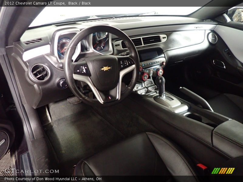 Black / Black 2012 Chevrolet Camaro LT Coupe